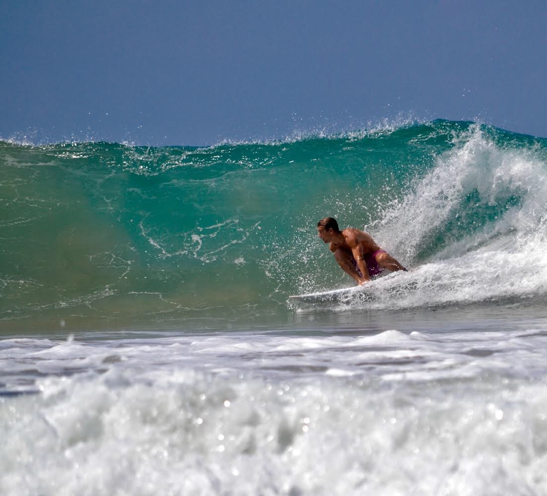 Surf en acción